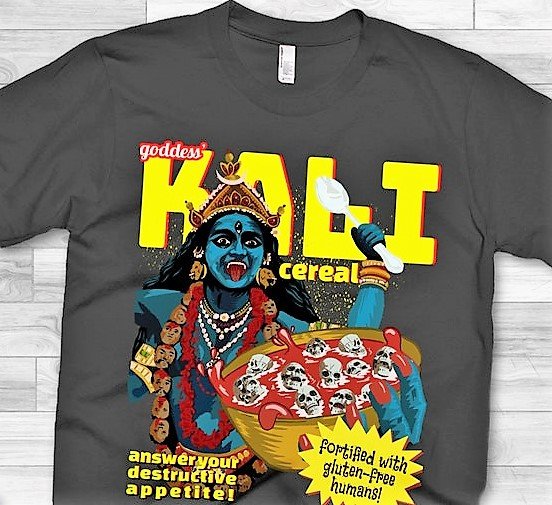 Etsy removes Goddess Kali Cereal T-shirt within 17-hours of Hindu protest